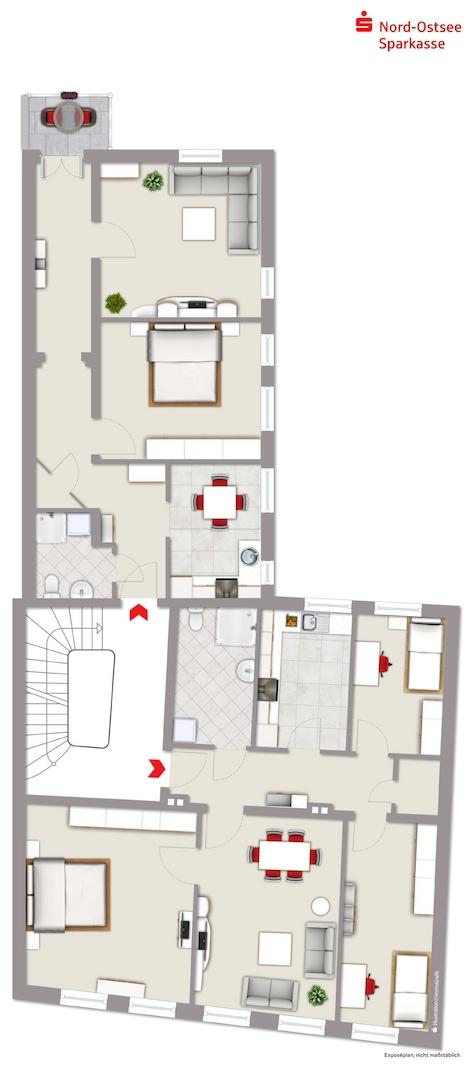 Grundriss 1. Obergeschoss