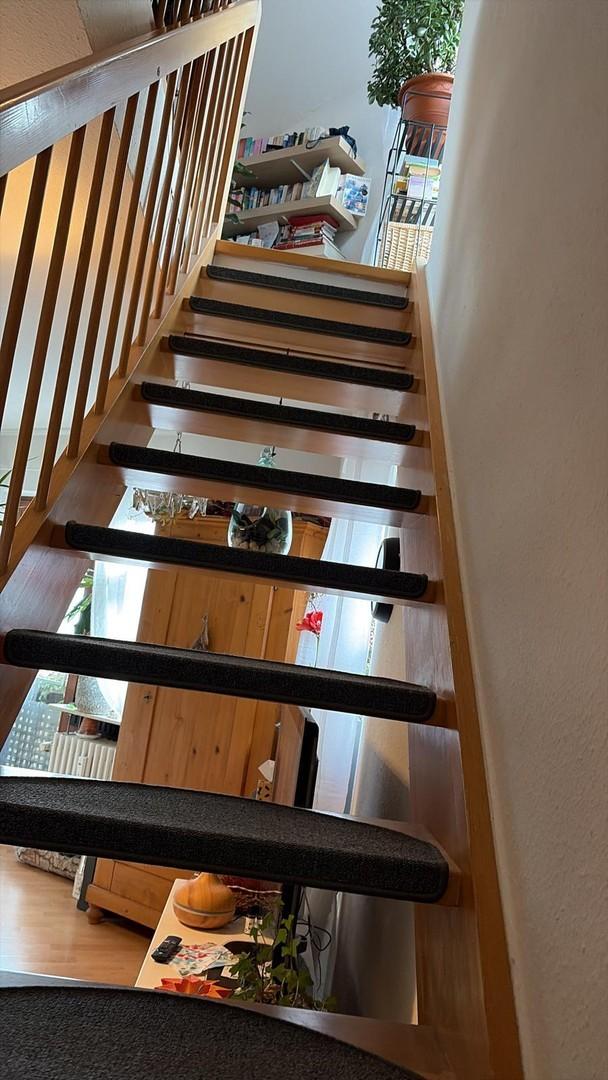 Treppe zum Schlafzimmer