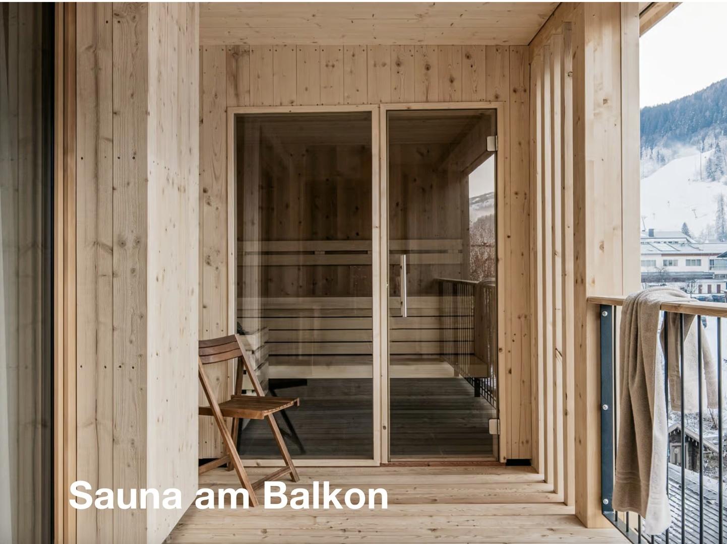 Sauna-Vorbereitung erfolgt