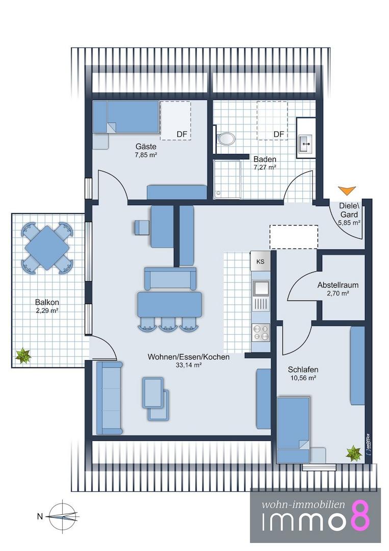Wohnung Nr. 7, DG