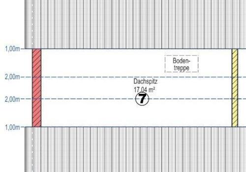 Grundriss WE 7 Dachspitz