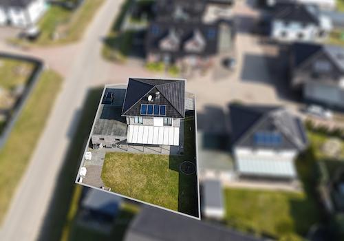 Vogelperspektive Garten