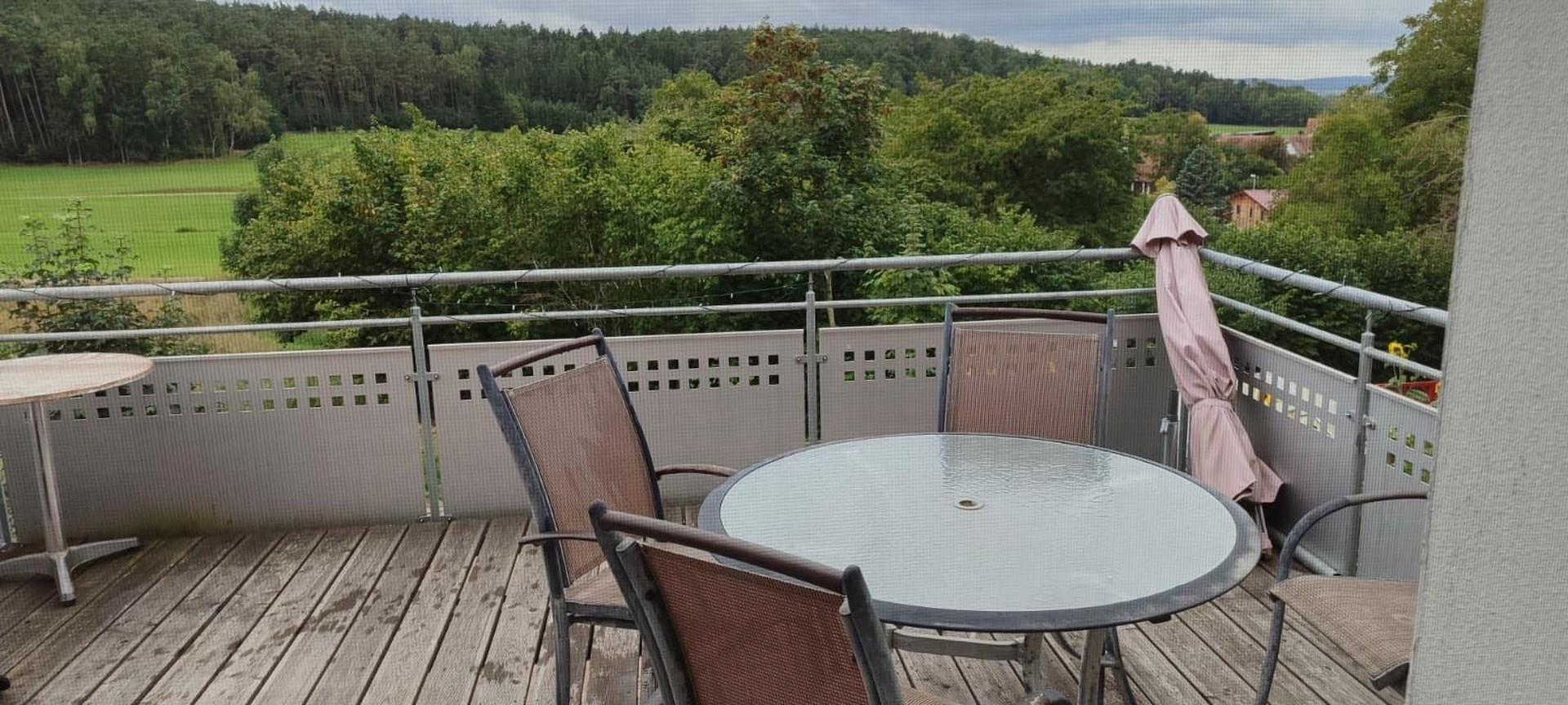 Balkon Esszimmer