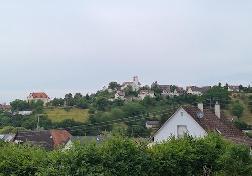 Blick auf die schöne Altstadt 