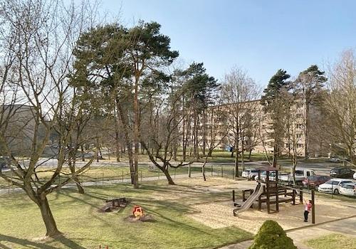 Balkonblick vom Wohnbereich