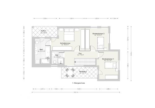 Grundriss Obergeschoss