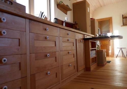 Detail Erlenholzküche