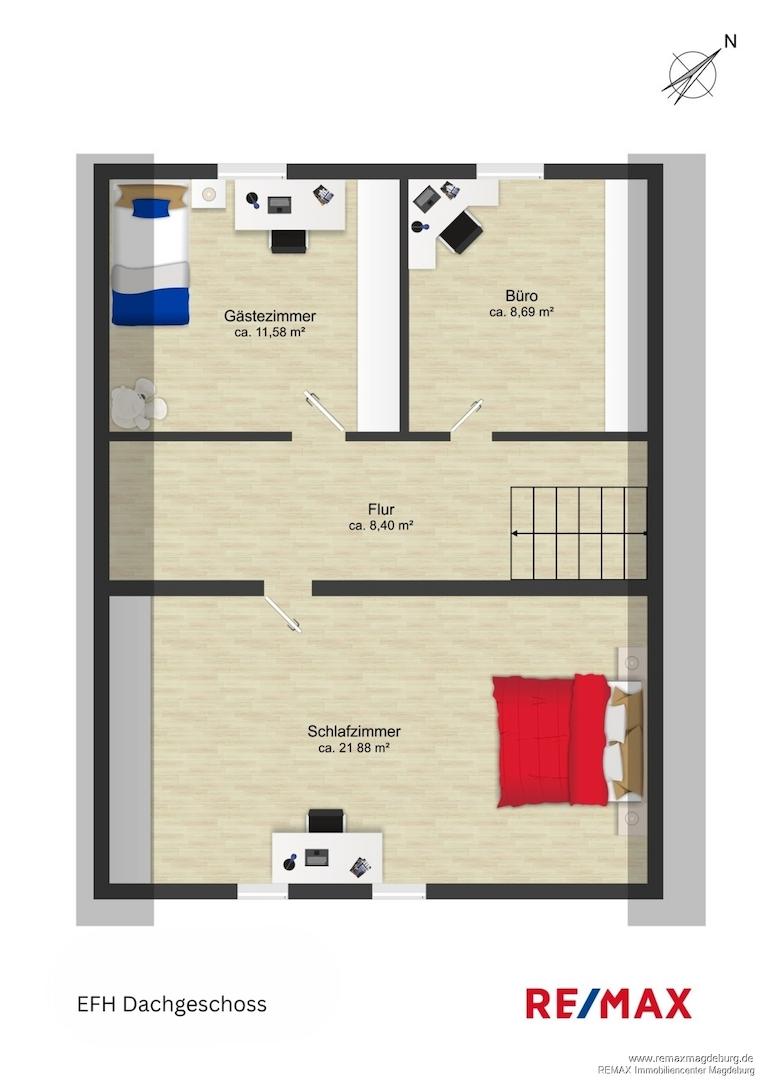 EFH Dachgeschoss unbemaßt
