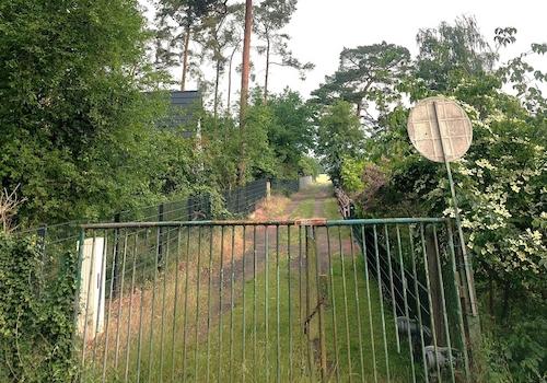 Zufahrt über Privatweg