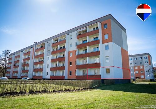 Blick auf den Balkon 