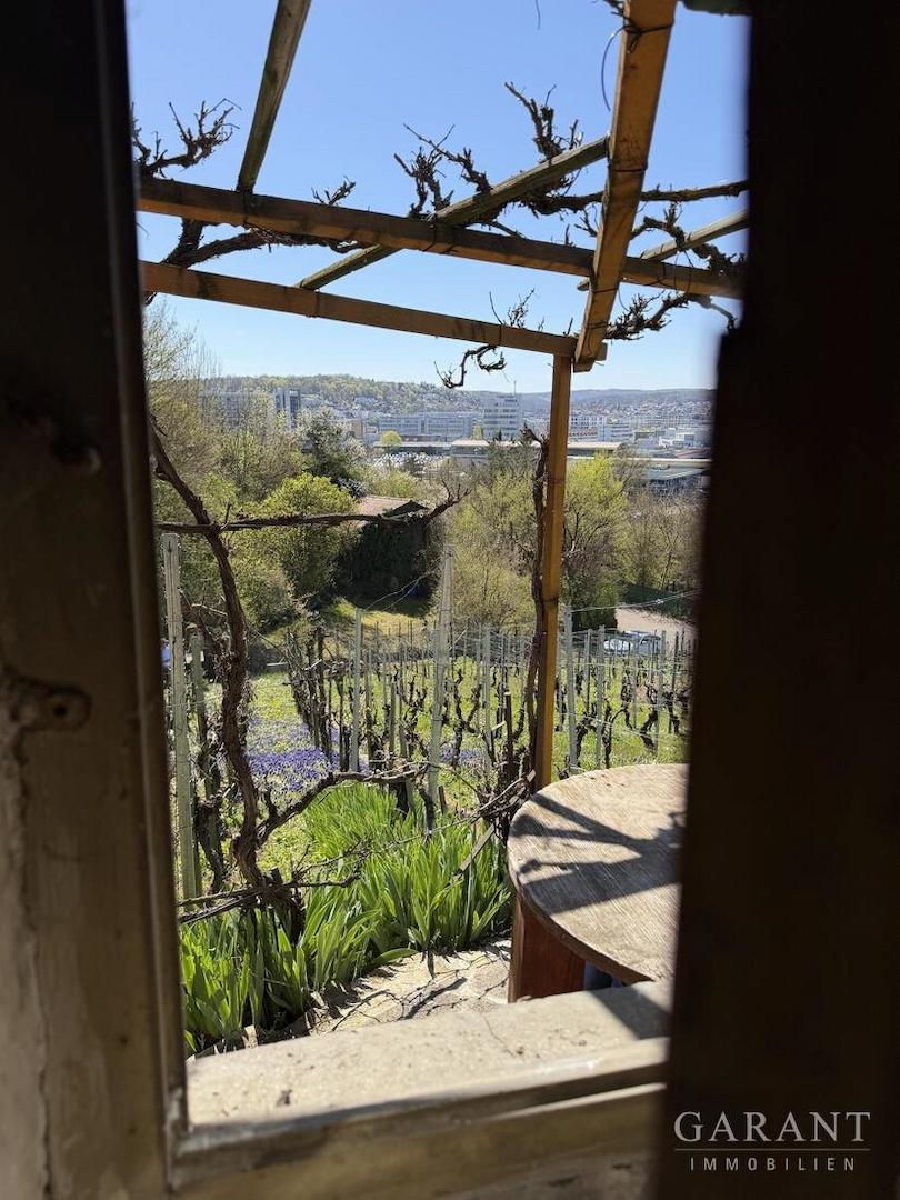 Hütte Blick nach A.