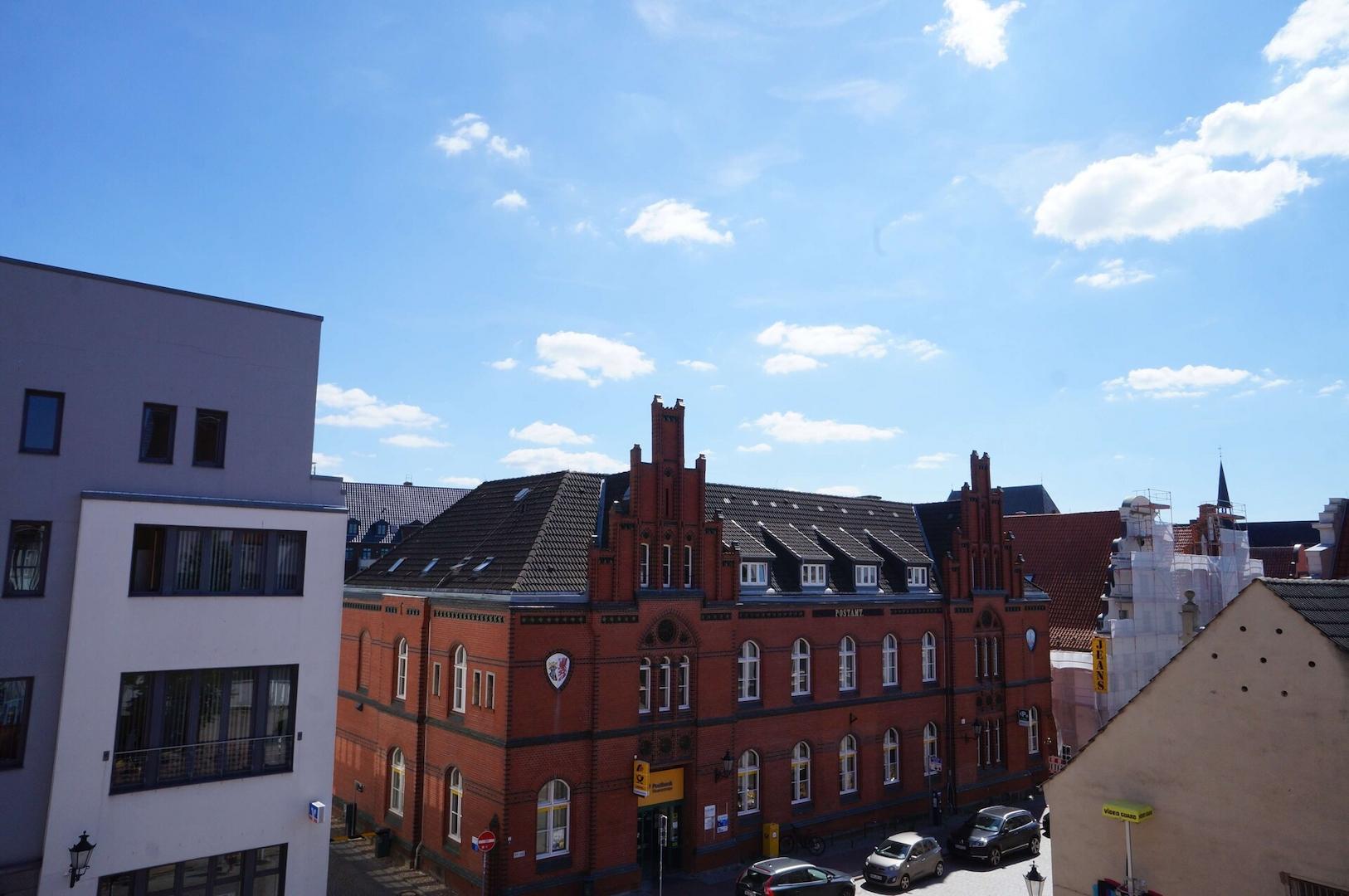 Ausblick zur historischen Post