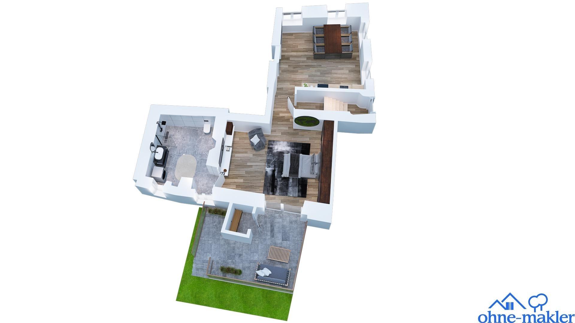 Grundriss 3D Little Italy