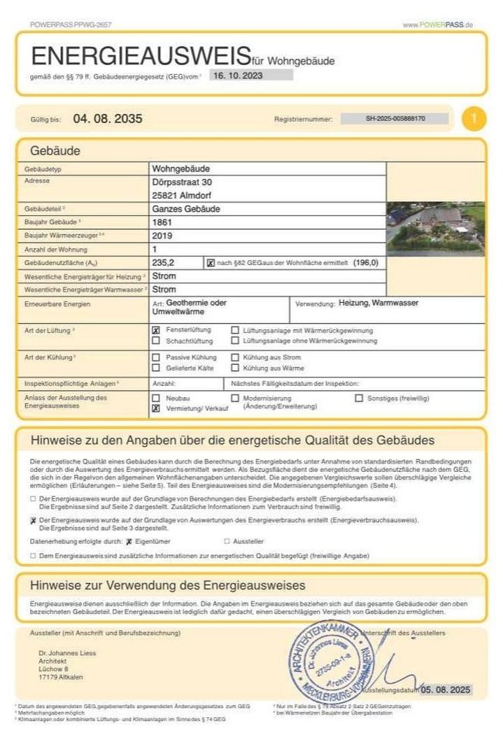 Energieausweis Teil 1