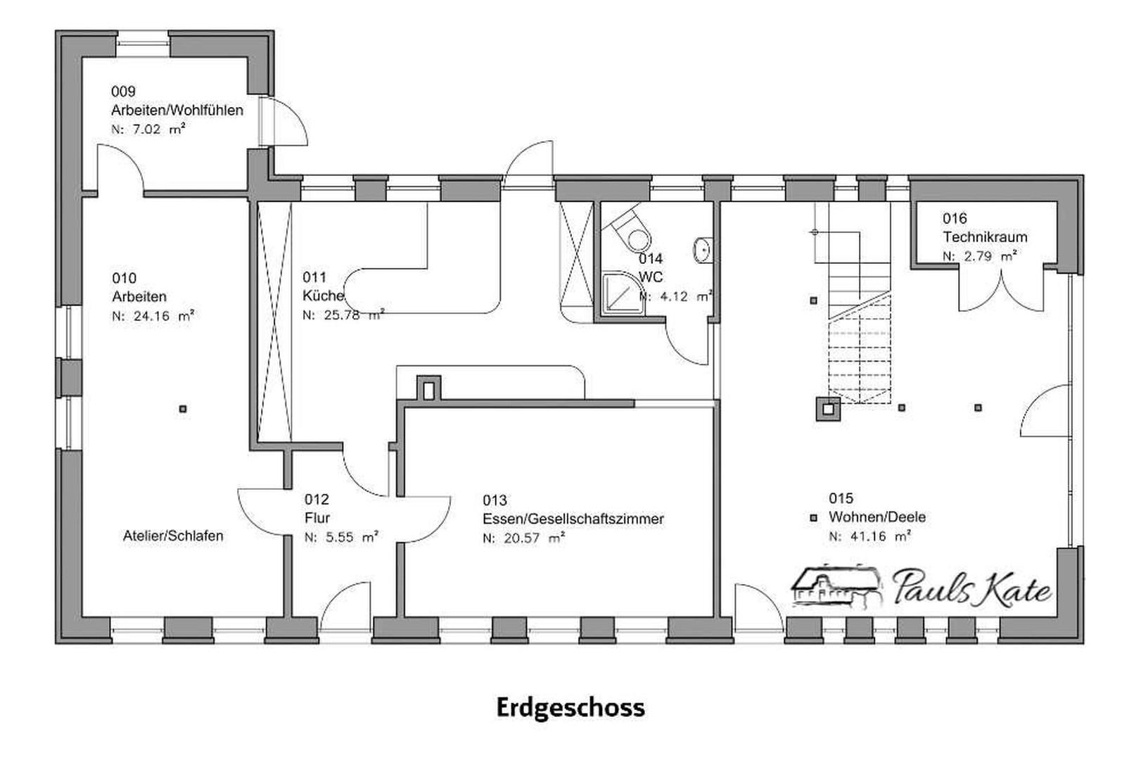 Pauls Kate Grundriss EG