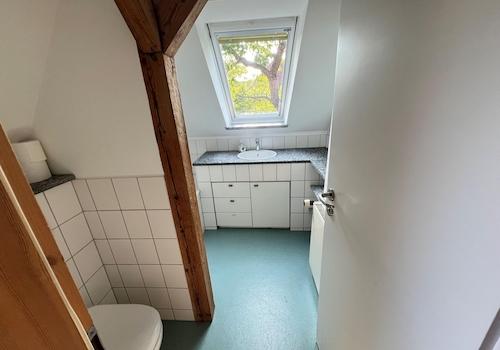 Blick in das Badezimmer
