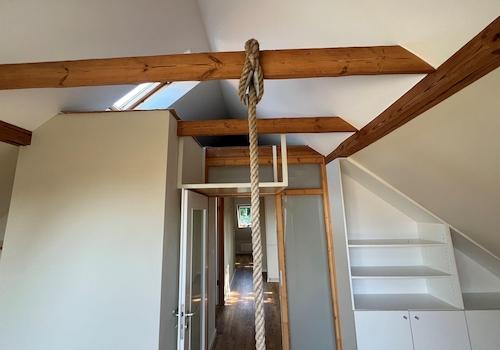 Kletterseil zum Spitzboden