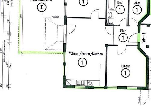 Wohnungsgrundriss