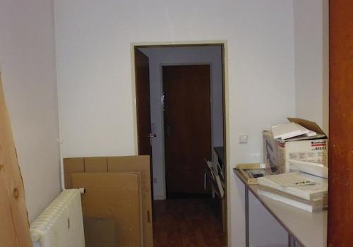 Kleiner Lagerraum mit WC