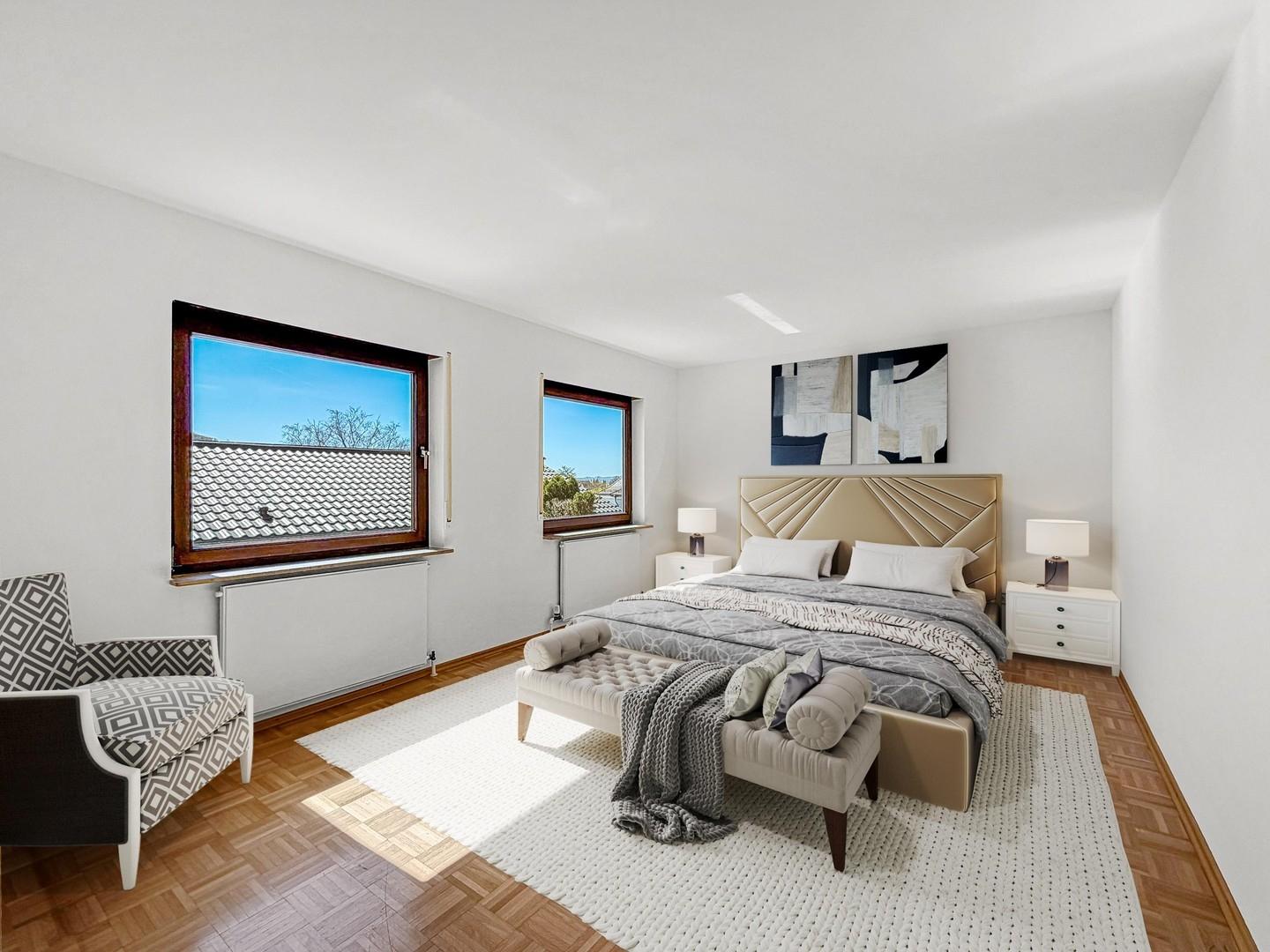 Schlafzimmer (Home staged)