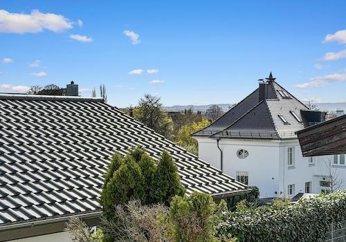 Ausblick aus dem Schlafzimmer