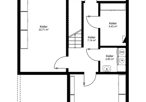 Grundriss Keller