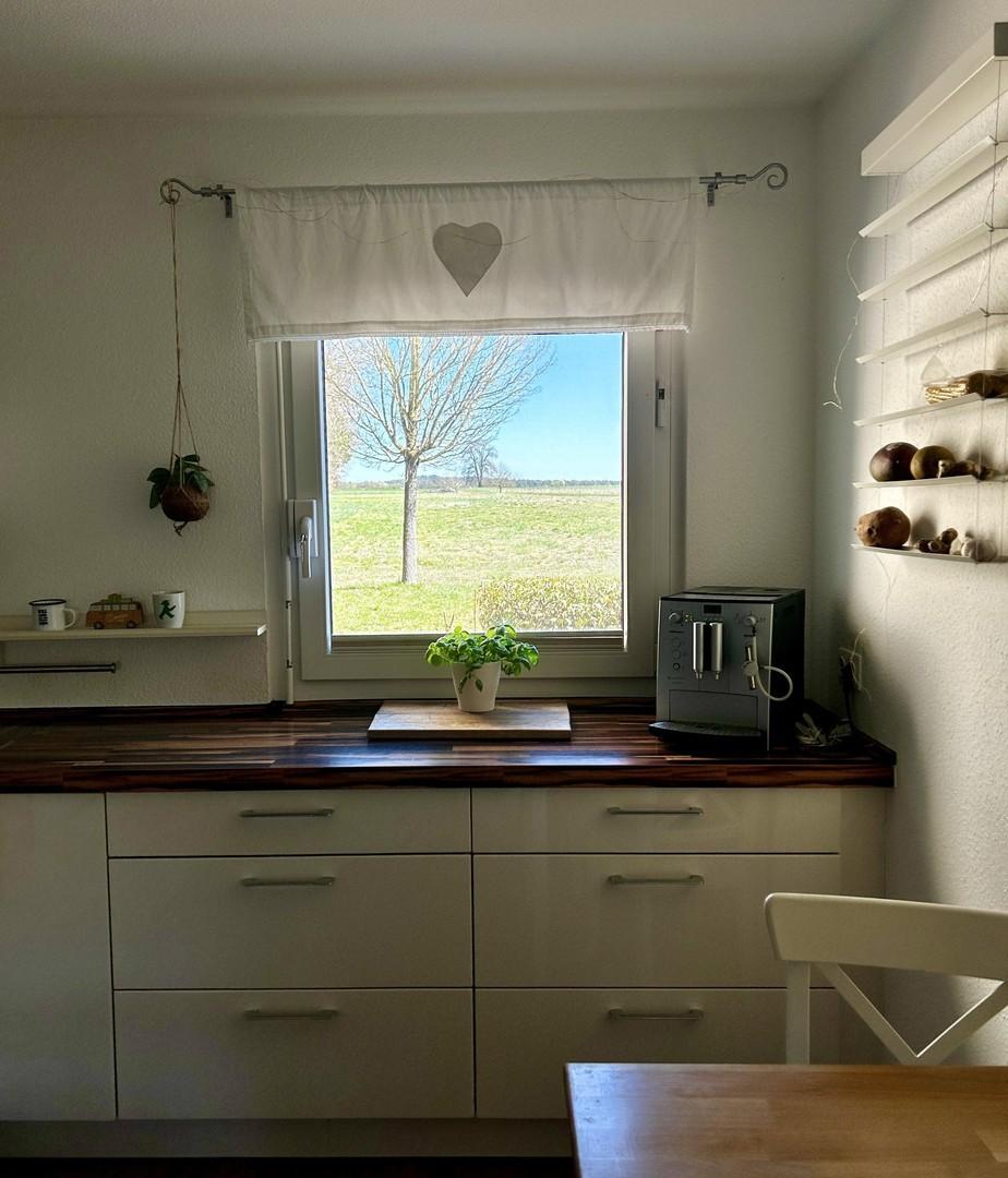 Freier Blick aus Küche