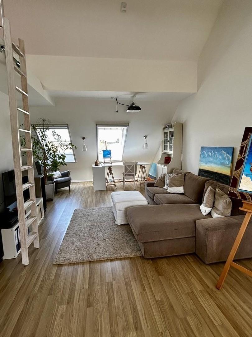 Lichtdurchfluteter Dachbereich