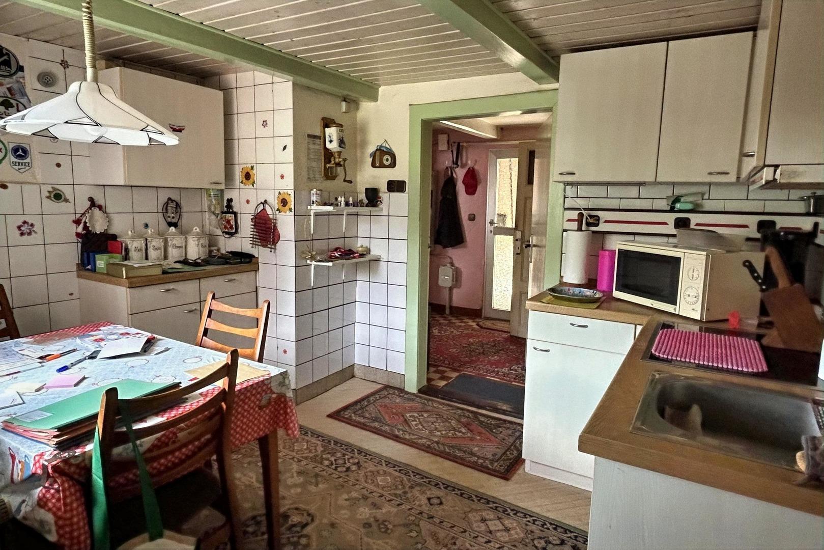 Blick in die Küche