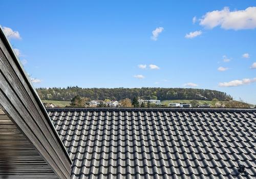 Ausblick aus dem Schlafzimmer