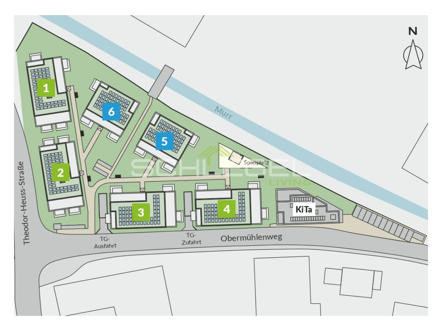 Grundriss Haus 1 - 6 