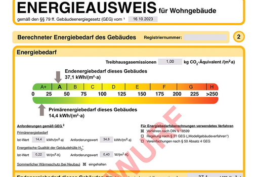 Energieausweis Haus 4