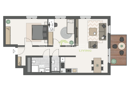 Grundriss Wohnung 06 I 10