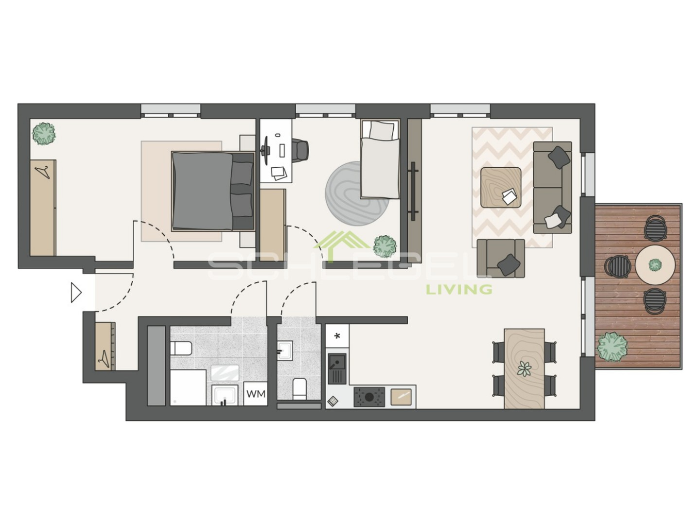 Grundriss Wohnung 06 I 10
