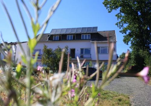 Gartenansicht mit thermischer 