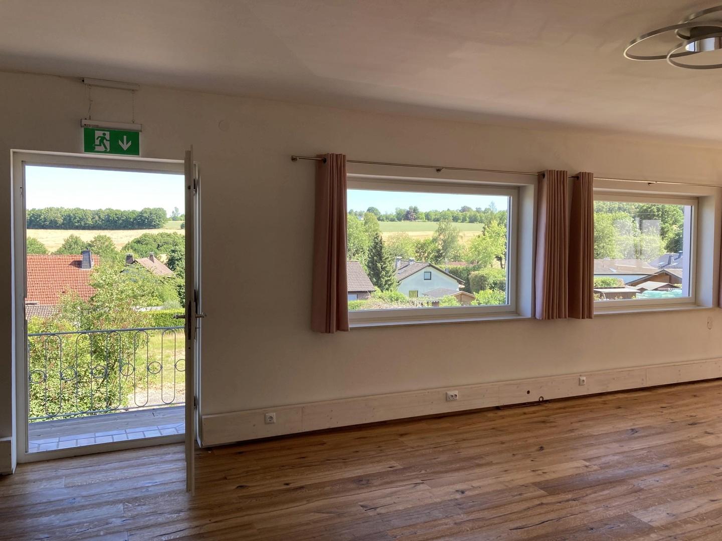 Seminarbereich mit Balkon 