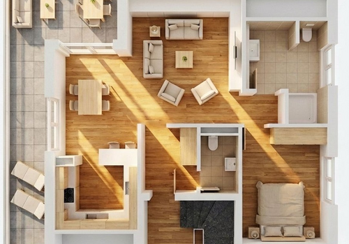 *KI Generierter Grundriss*