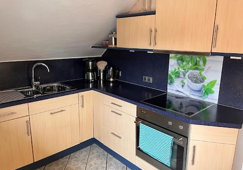 Küche im Dachgeschoss