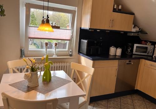 Küche im Dachgeschoss