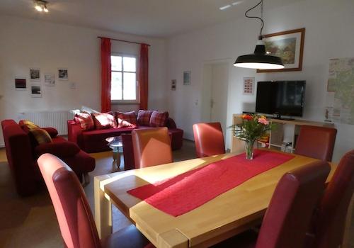 Wohnzimmer große Ferienwohnung