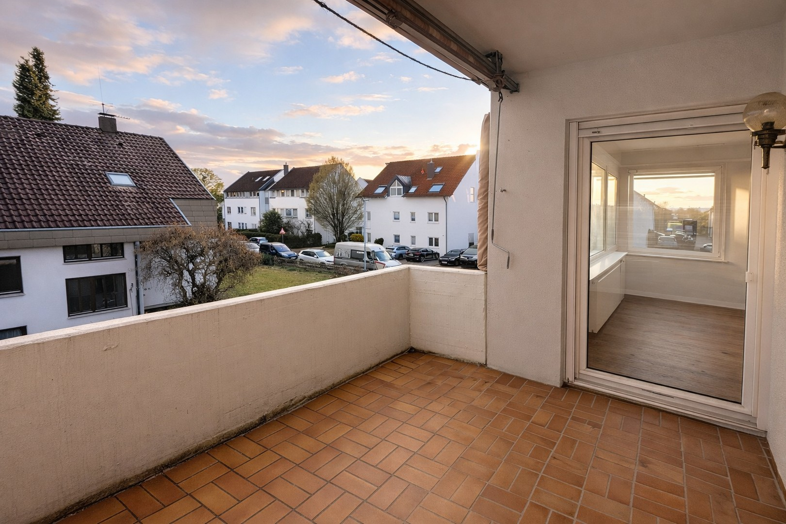 grosszügiger Balkon