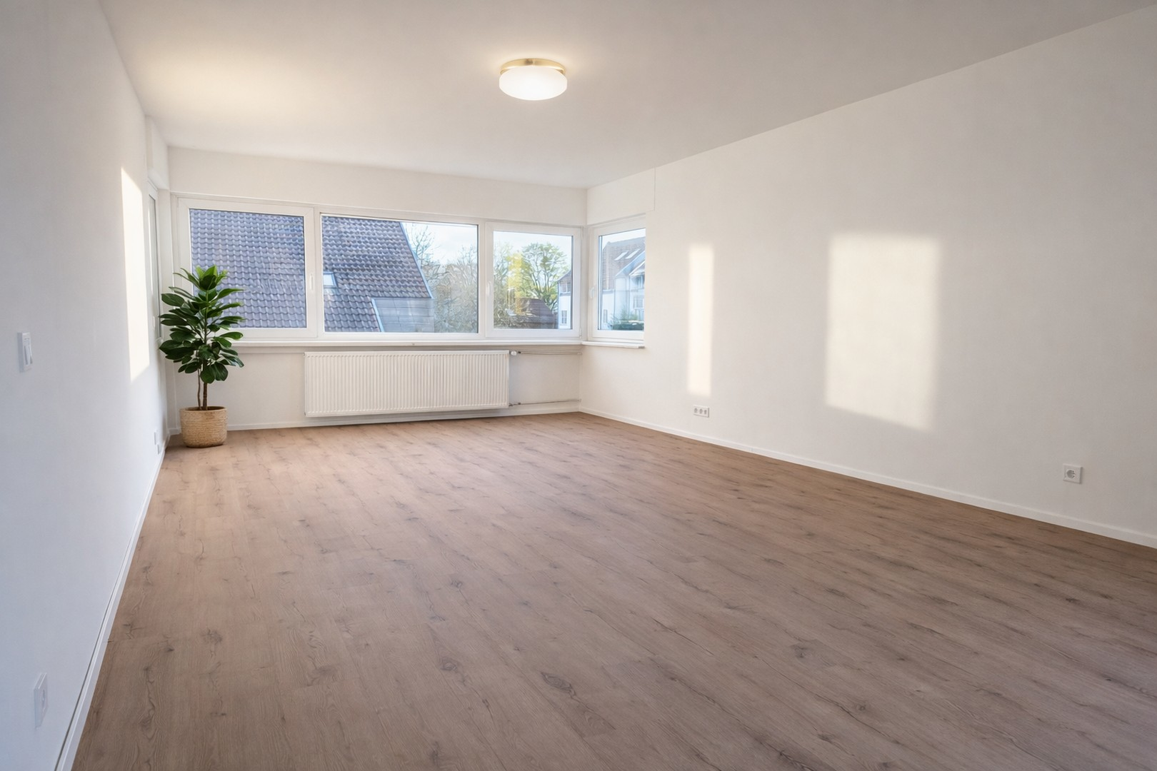 Wohnzimmer unmöbliert