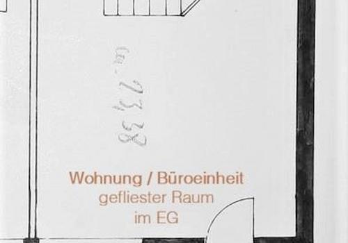 Grundriss Wohnung Büro EG