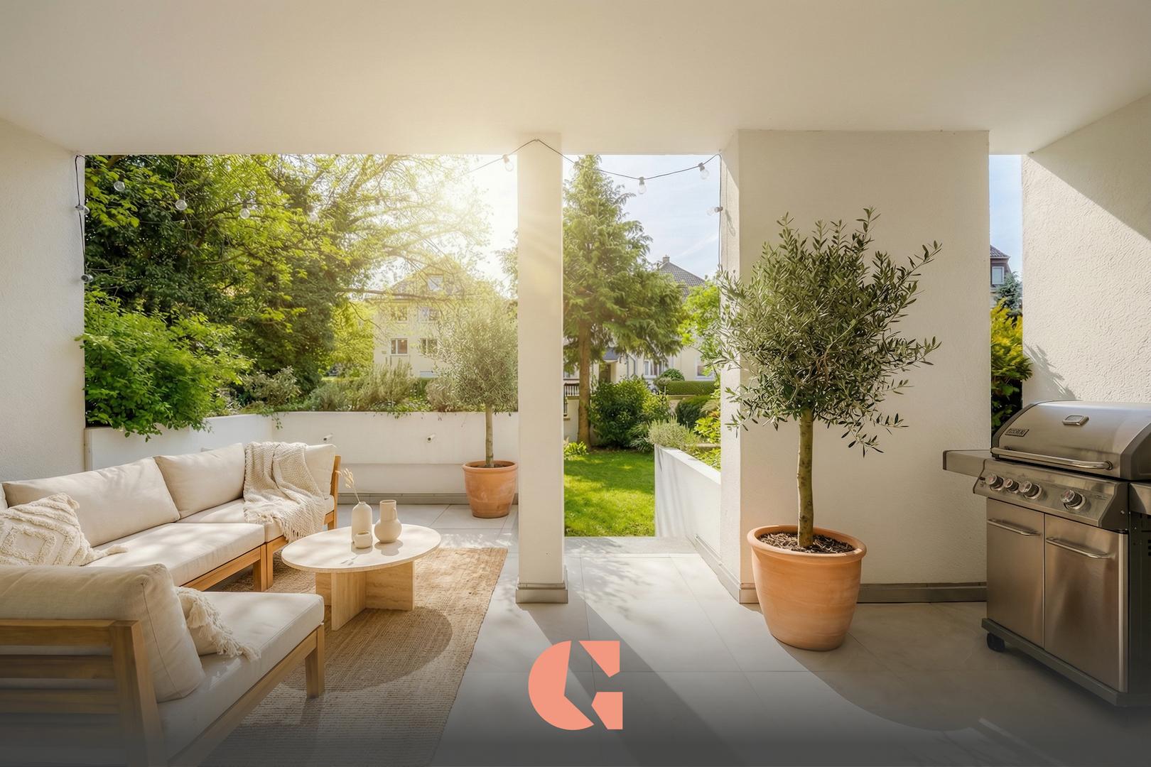 Visualisierung Terrasse