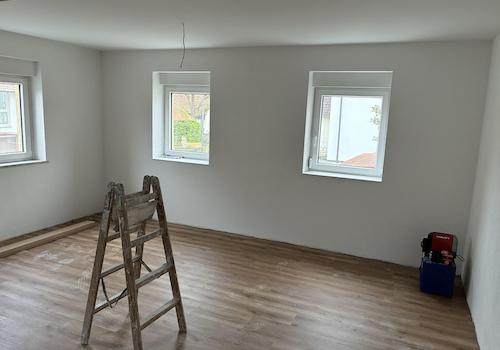 Wohnzimmer - Bodenerneuerung