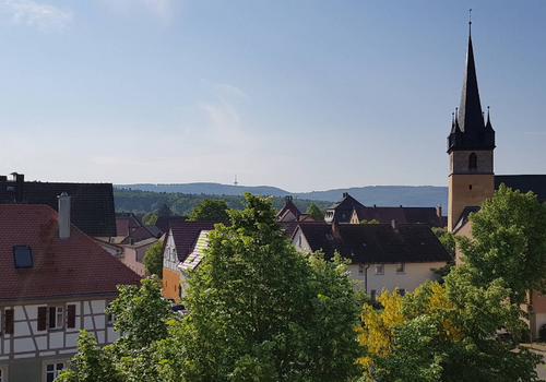 Blick auf Geisfeld