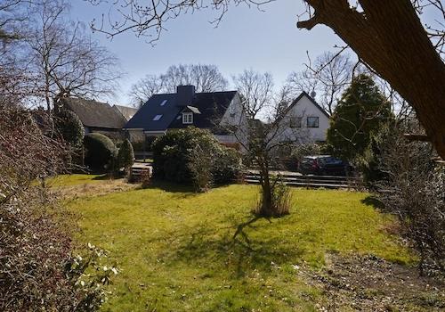 Blick nach Süden in den Garten