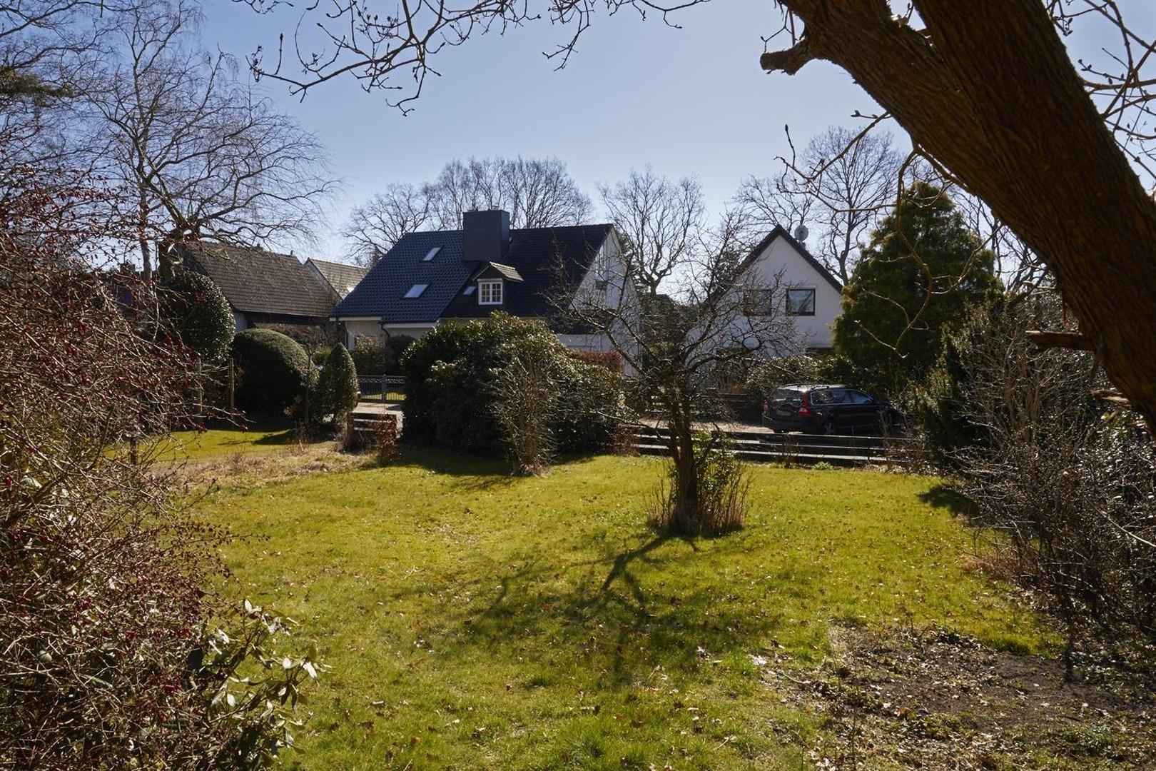 Blick nach Süden in den Garten