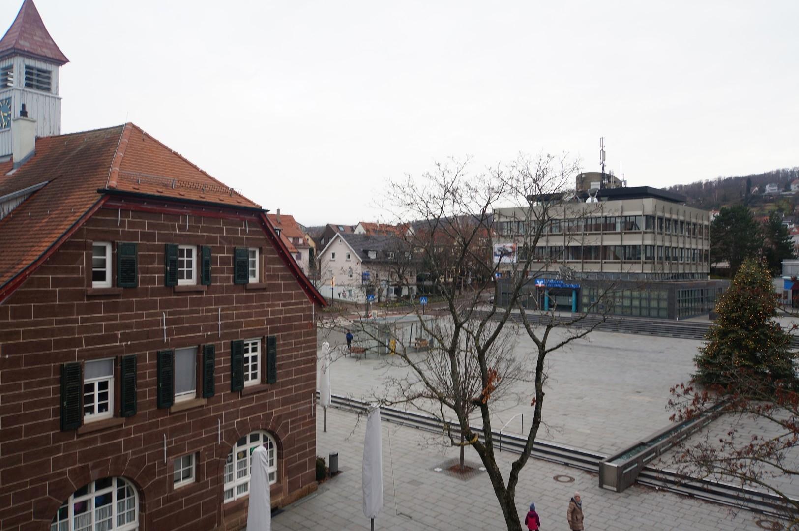 Balkon - Blick auf die Stadt
