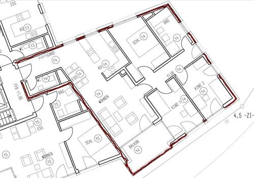 Grundriss Wohnungsnummer 14